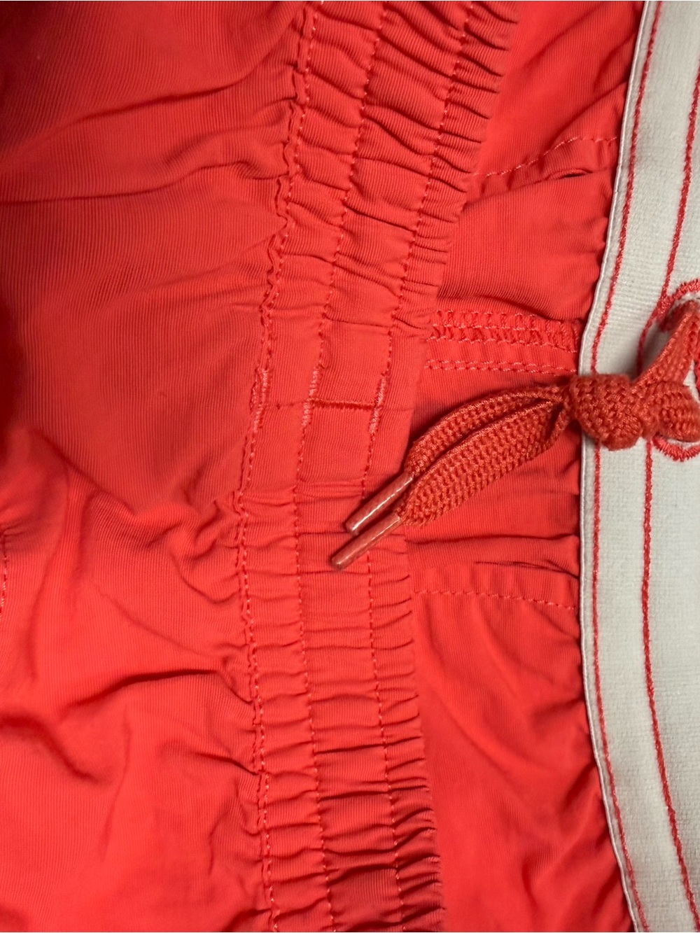 Patagonia Coral-Red Swim Shorts with Logo Patch - Picture 7 of 7